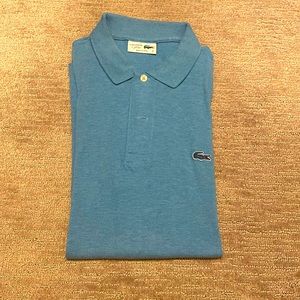 Men’s Lacoste Polo Light Blue Size 5